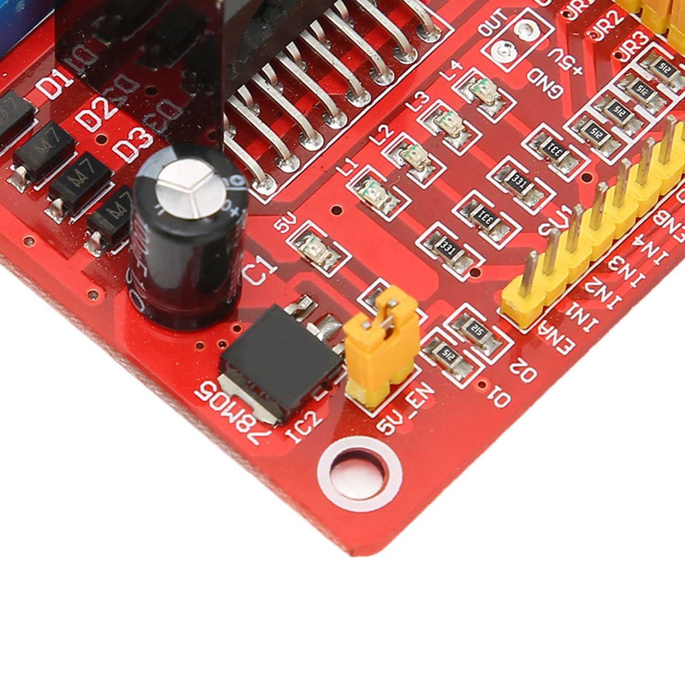 L298N Motor Driver - L298N Stappenmotor Driver Module 5V-35V 2A