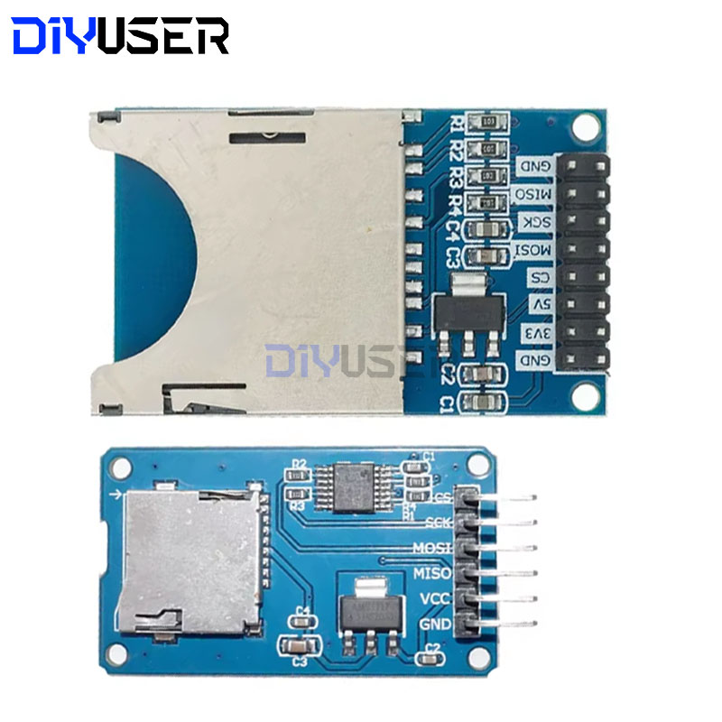 Sd Card Module Spi - DIYUSER Micro SD opslaguitbreidingskaart Micro SD