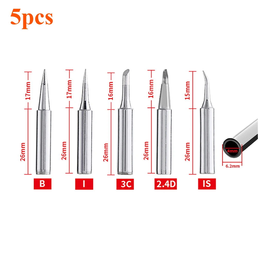 Diy Motorcycle Electronics - 5PCS/10PCS Soldeerbouttips Vervanging DIY-gereedschap voor onderhoud