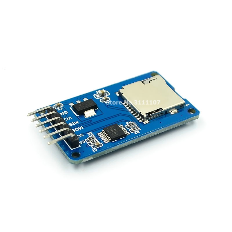 Sd Card Module Spi - Micro SD-kaartmodule SPI-interface TF-kaartlezer met niveau-conversiechip