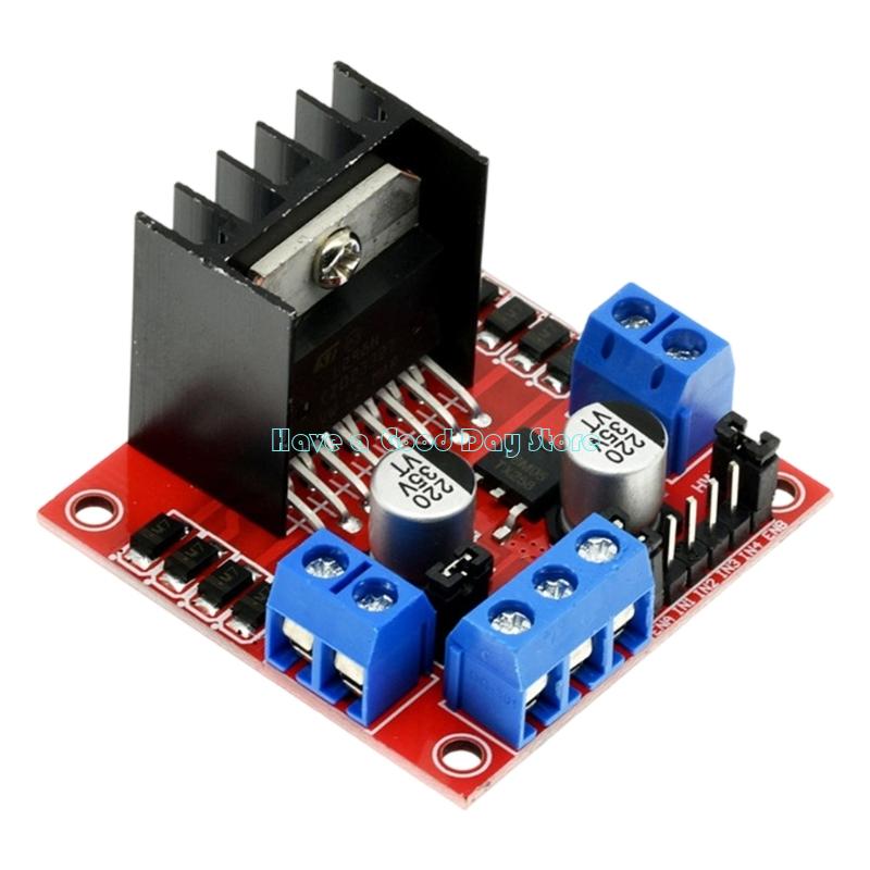 L298N Motor Driver - 462D dubbele motorbesturing L298N-drivermodule die hoge