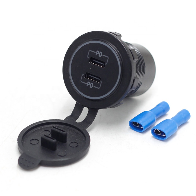 Diy Marine Electronics - 12V USB-C autolader stopcontact nieuwste 36W