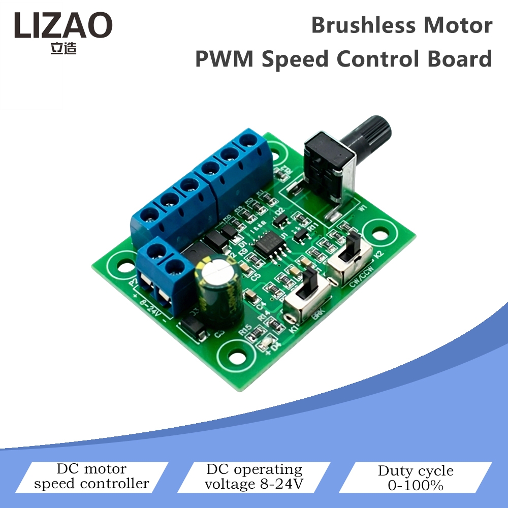 Diy Motorcycle Electronics - LIZAO Borstelloze Motor PWM Snelheidsregelaar DC
