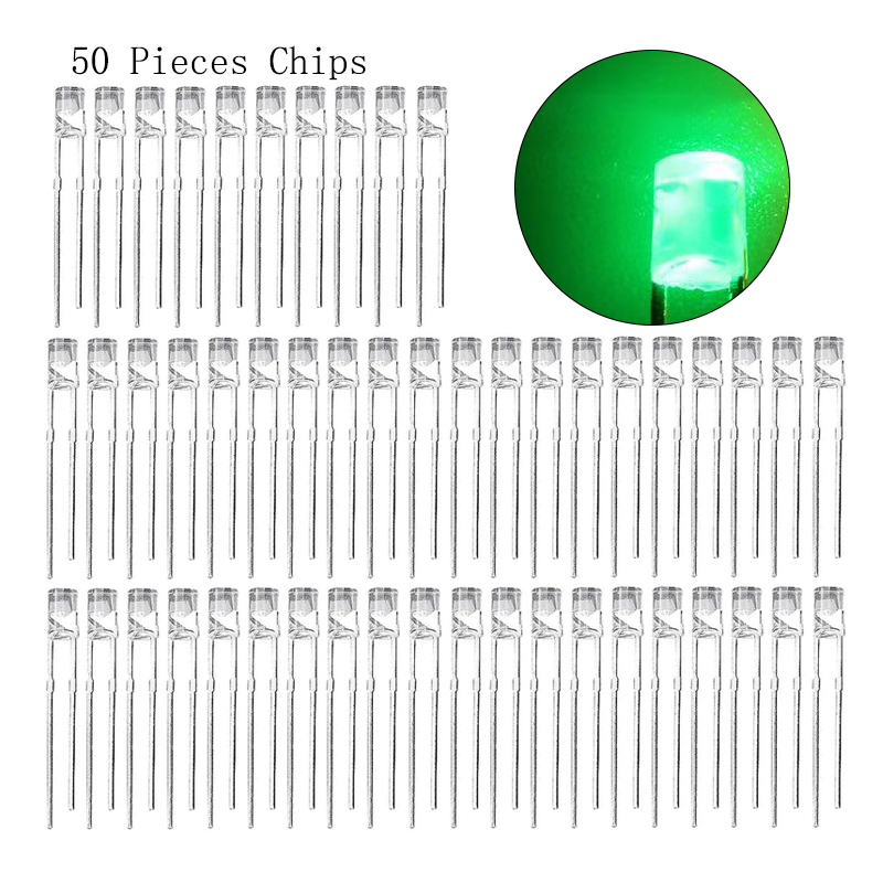 Diy Electronics Tools - 50PCS Elektronische Lichtgevende Vlotter Chip Elektrische