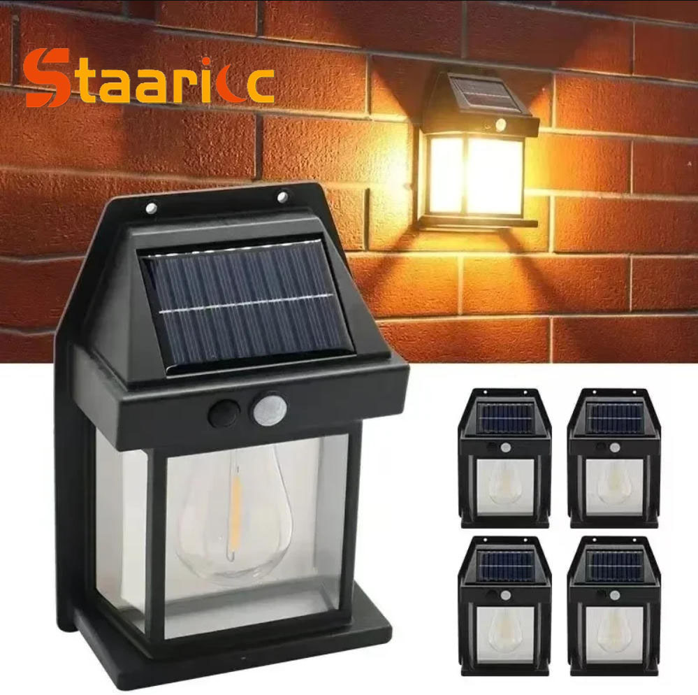 Ldr Light Sensor - Buitenlamp met zonne-energie, tungsten, bewegingsmelder, IP65