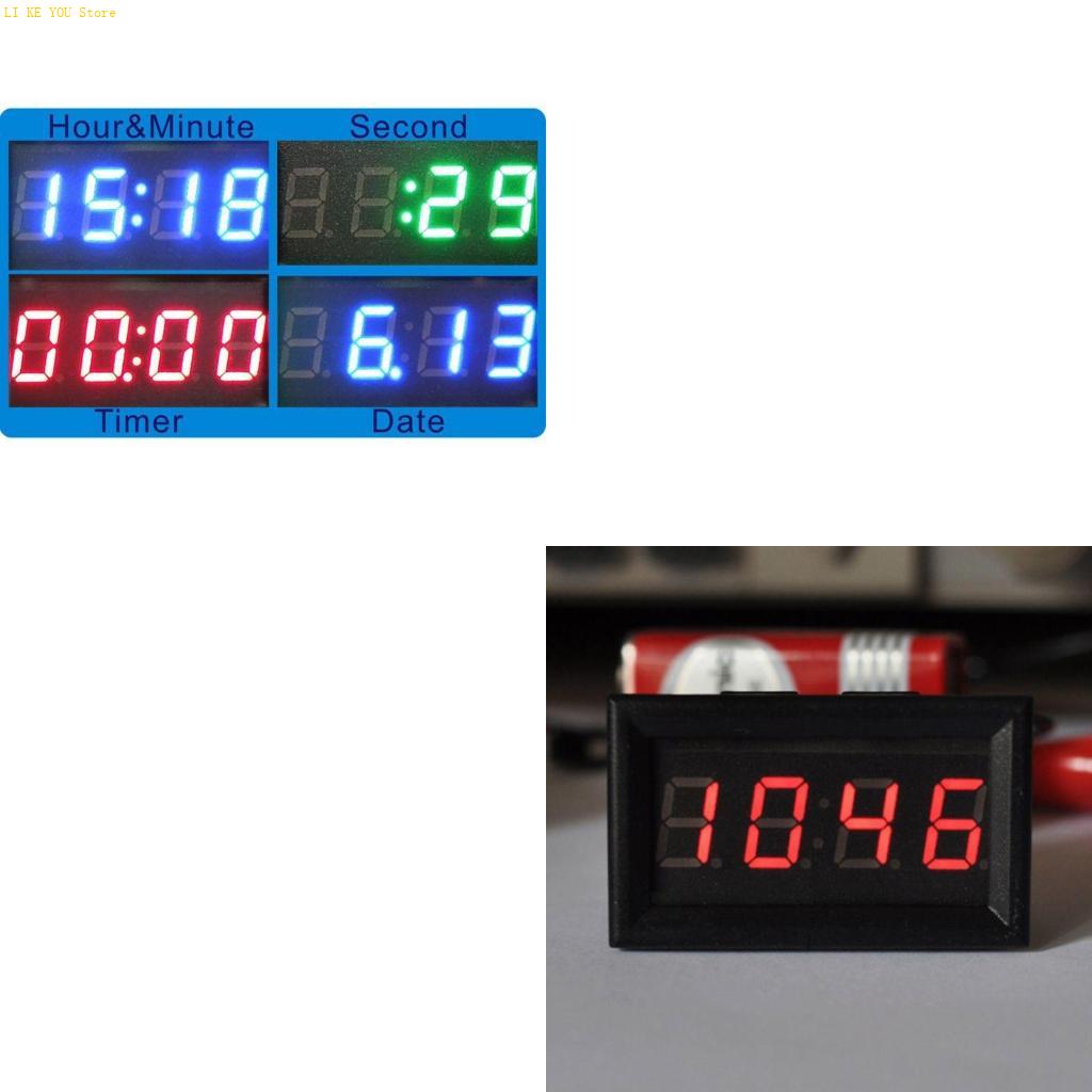 Diy Motorcycle Electronics - W3JE Digitale klok Elektronische klok LED