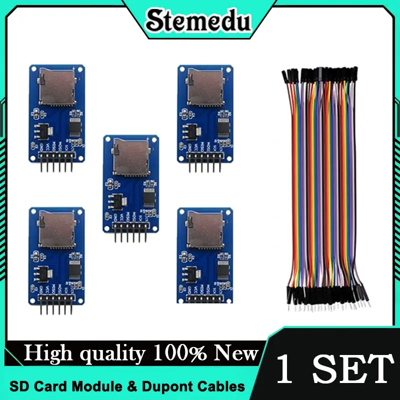Sd Card Module Spi - 5PCS Micro SD-kaart Module Met 40P