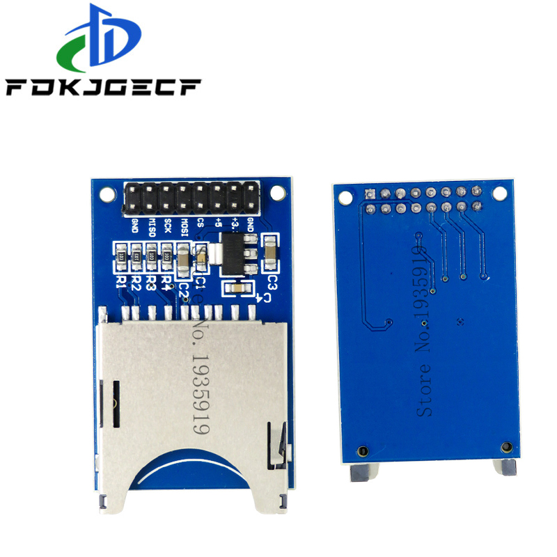 Sd Card Module Spi - Lees- en schrijfmodule SD-kaartmodule Slot Socket