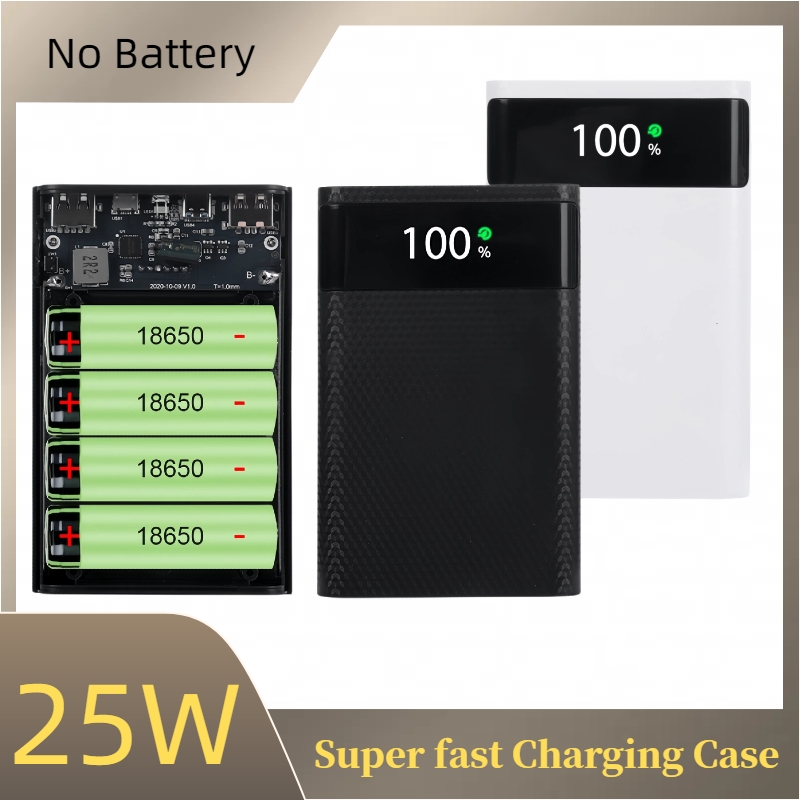 Diy Q - Geen batterijen 18650 batterij DIY powerbank