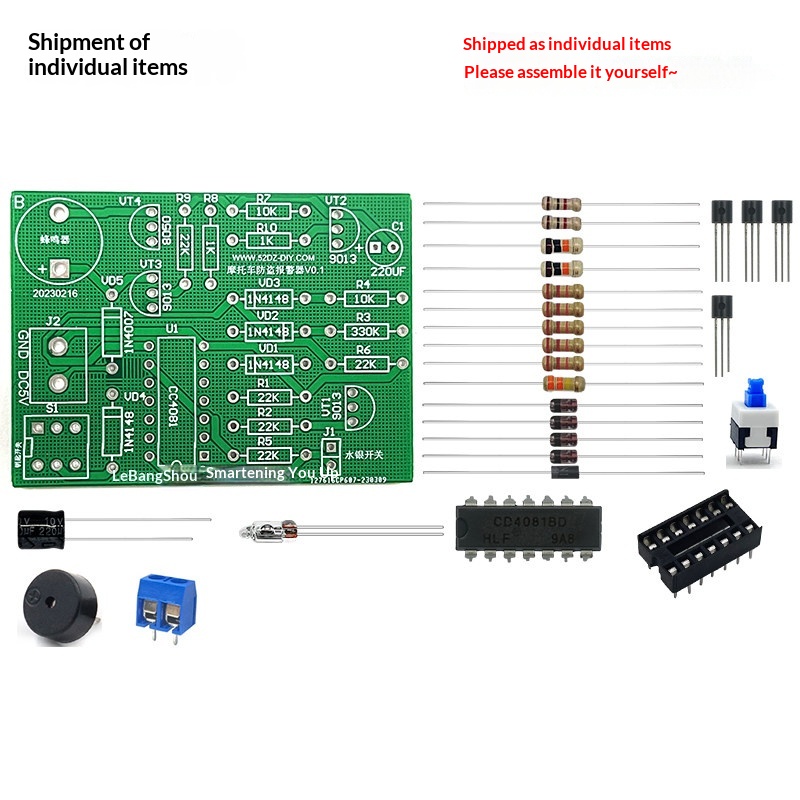 Motorfiets trillings- en diefs - Diy Motorcycle Electronics recensie en prijs