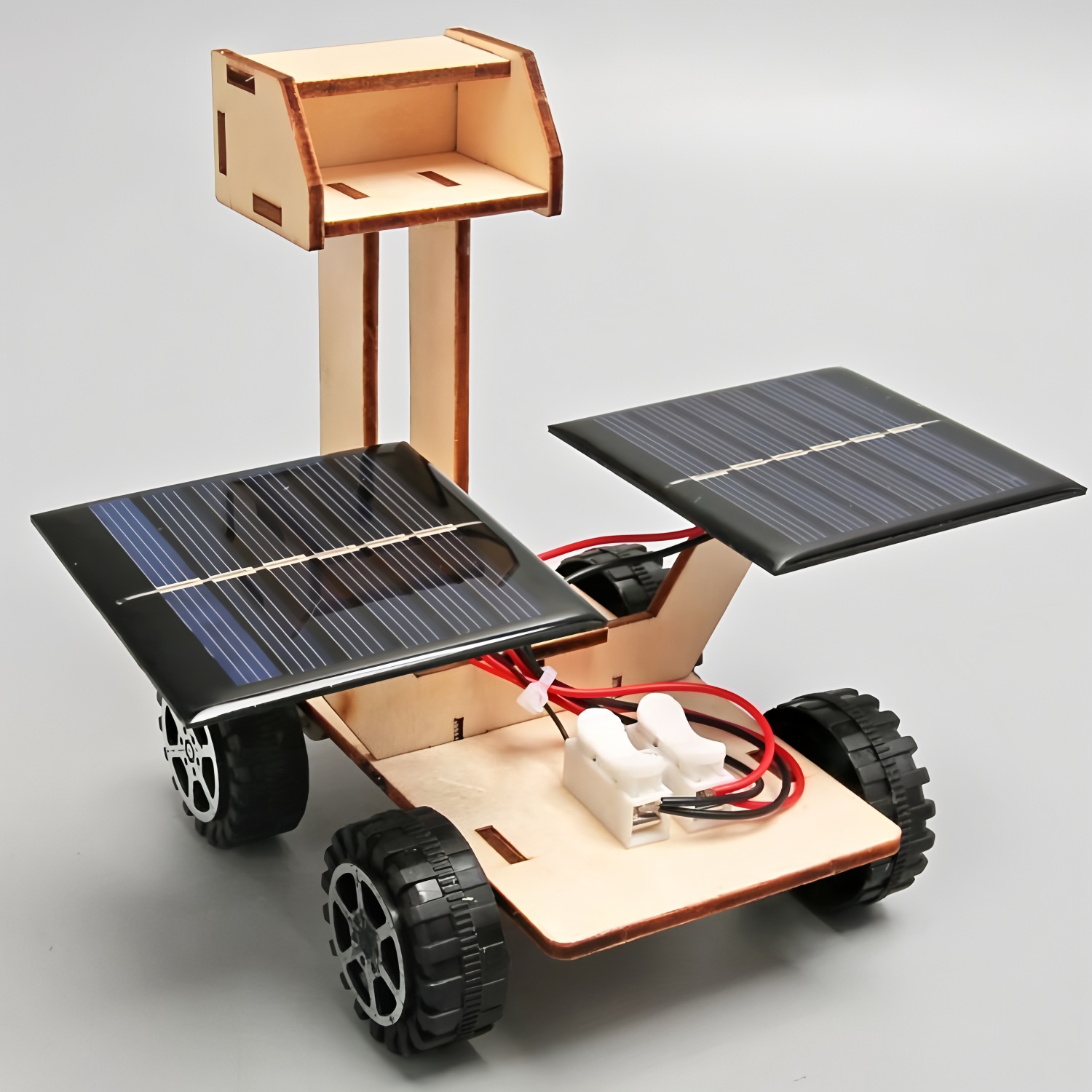 Zonne-auto maankundiging voert - Diy Electronics Kids recensie en prijs
