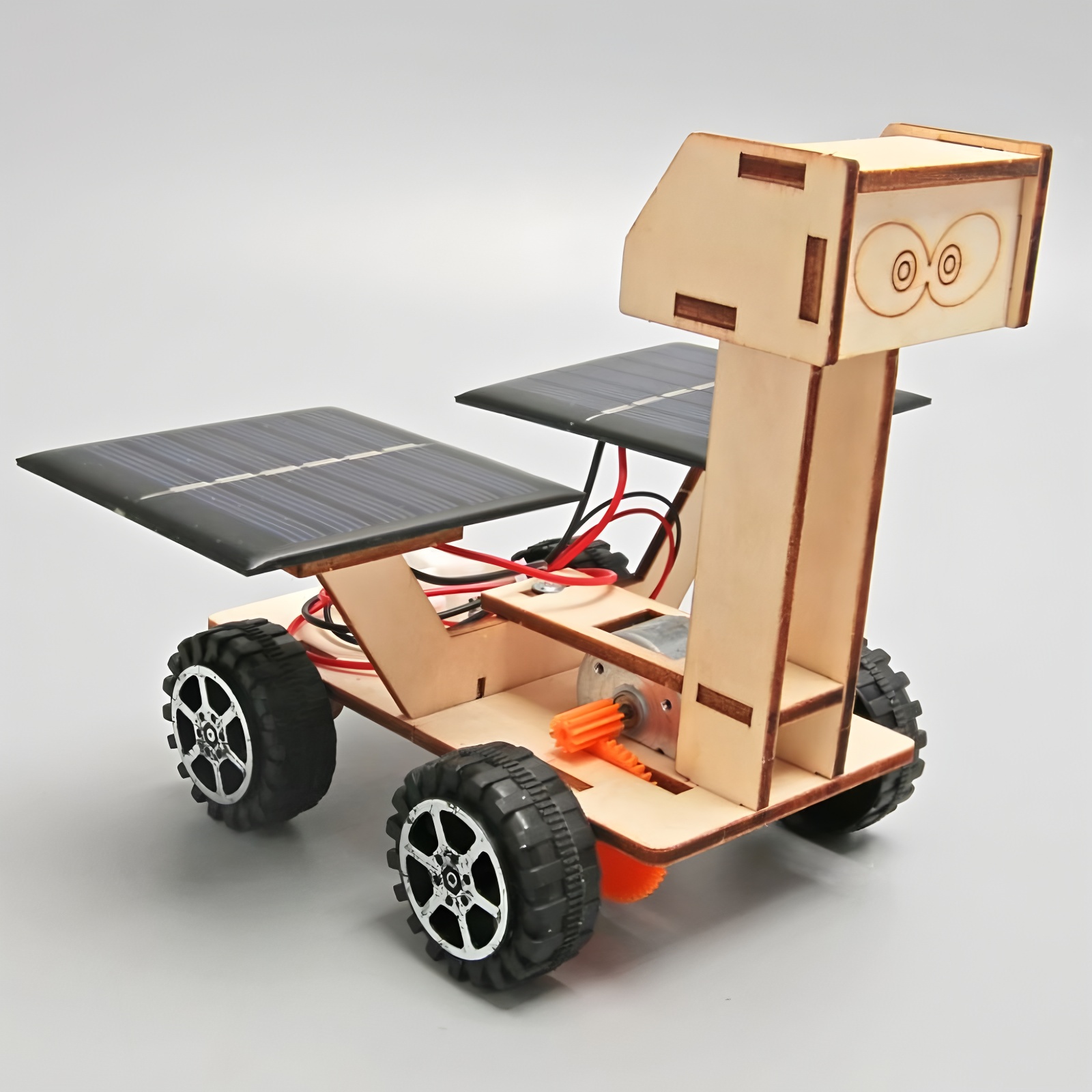 Zonne-auto maankundiging voert - Diy Electronics Kids recensie en prijs