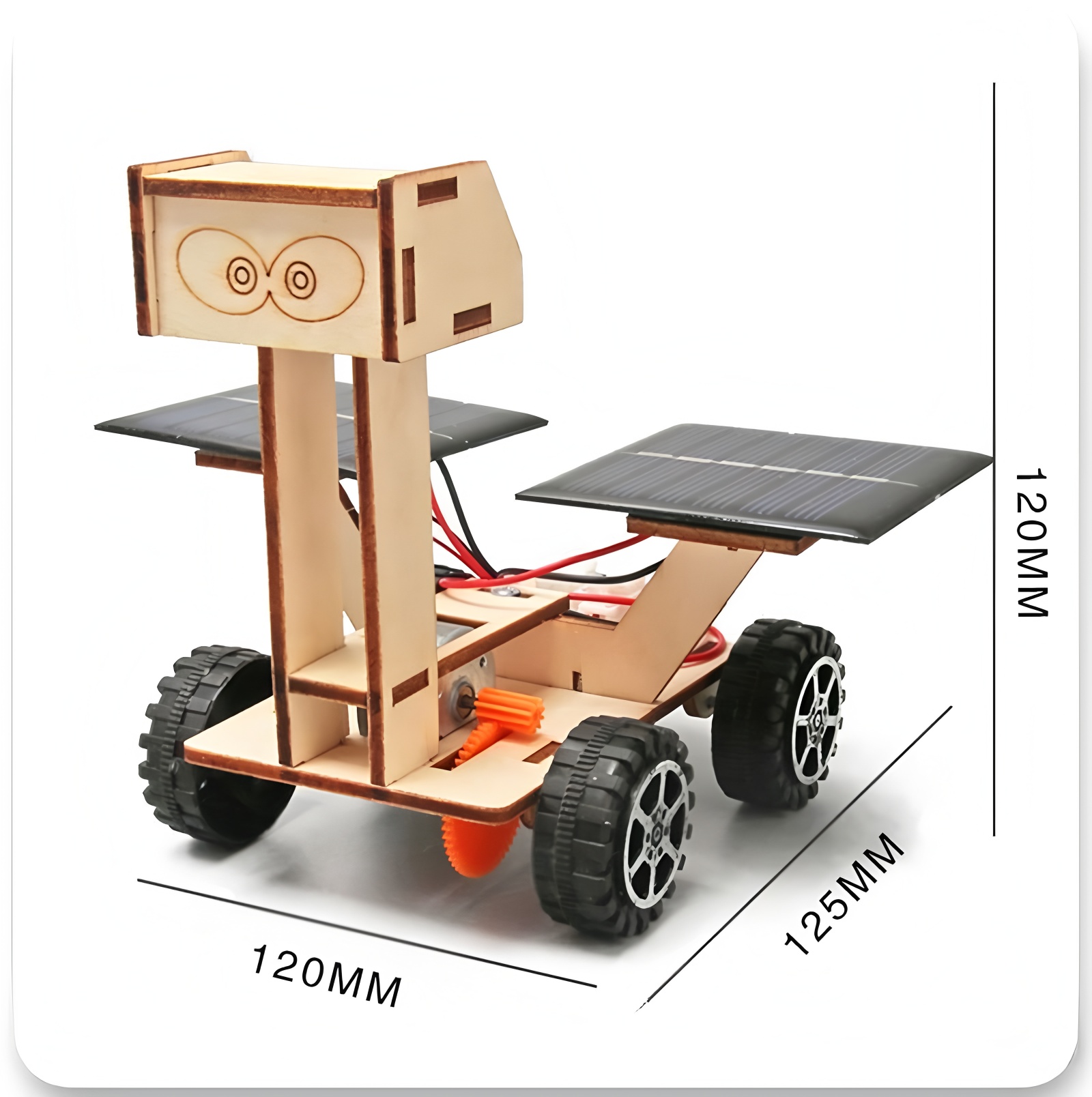 Zonne-auto maankundiging voert - Diy Electronics Kids recensie en prijs
