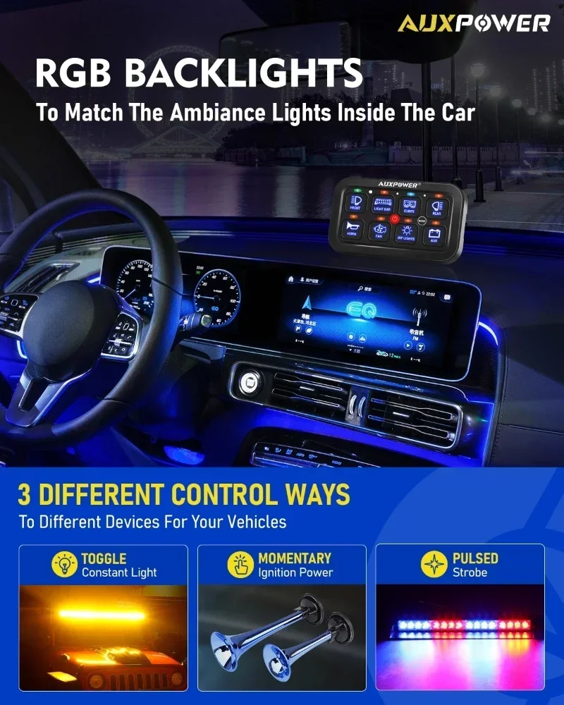 Rgb Lights Aan-Uit Schakelpane - Diy Marine Electronics recensie en prijs