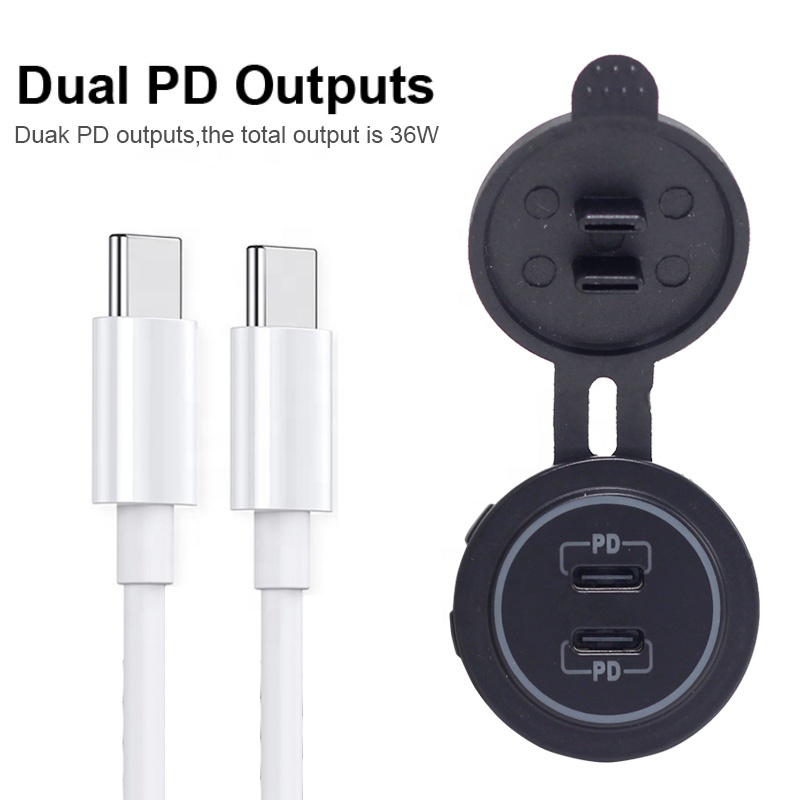 12V USB-C autolader stopcontac - Diy Marine Electronics recensie en prijs