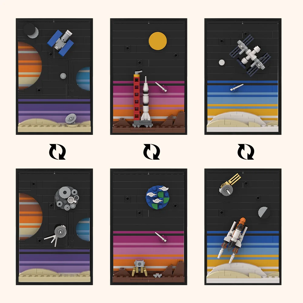 MOC Space Story Ansichtkaart M - Diy Electronics Art recensie en prijs