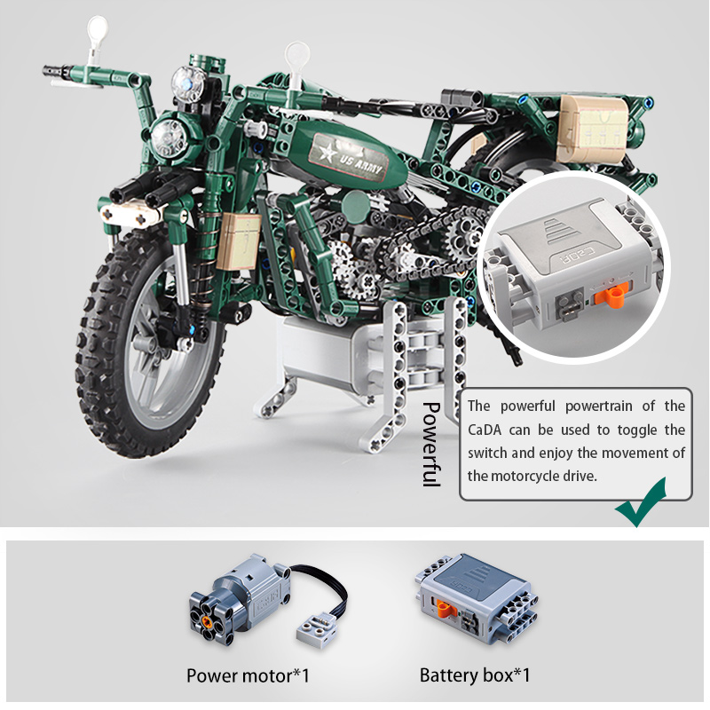 Cada 550Pcs Stad Serie Elektro - Diy Motorcycle Electronics recensie en prijs