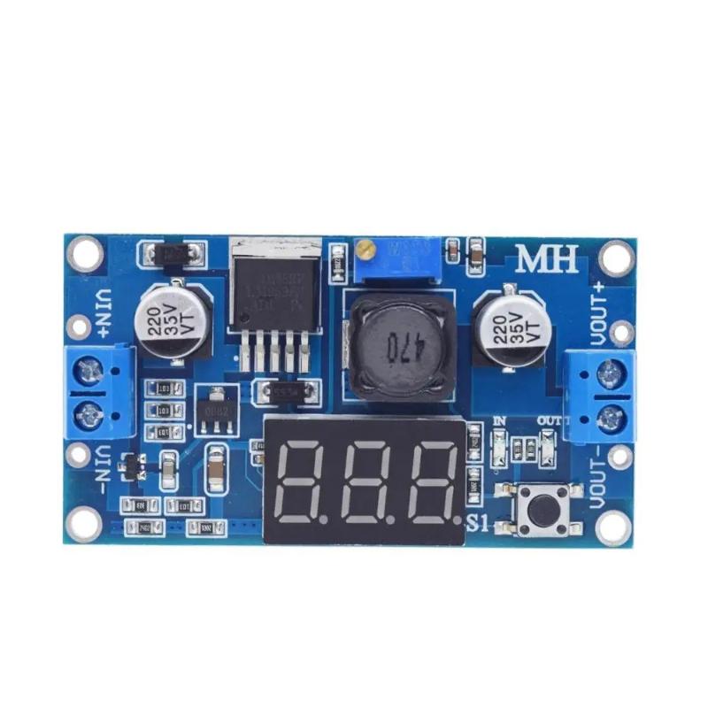 LM2596 voedingsmodule met disp - Diy Electronics Power Supply recensie en prijs