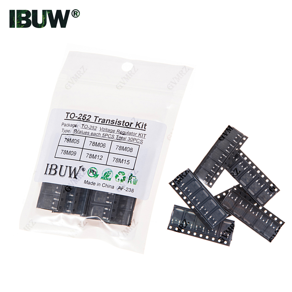 30PCS 6 Waarden TO-252 Transis - Diy Electronics Power Supply recensie en prijs