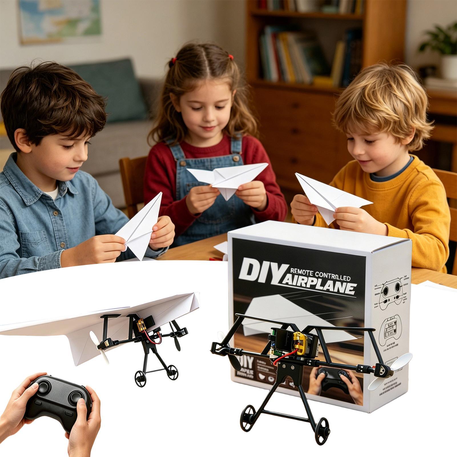 DIY RC Papieren Vliegtuig Kit  - Diy Electronics Kids recensie en prijs
