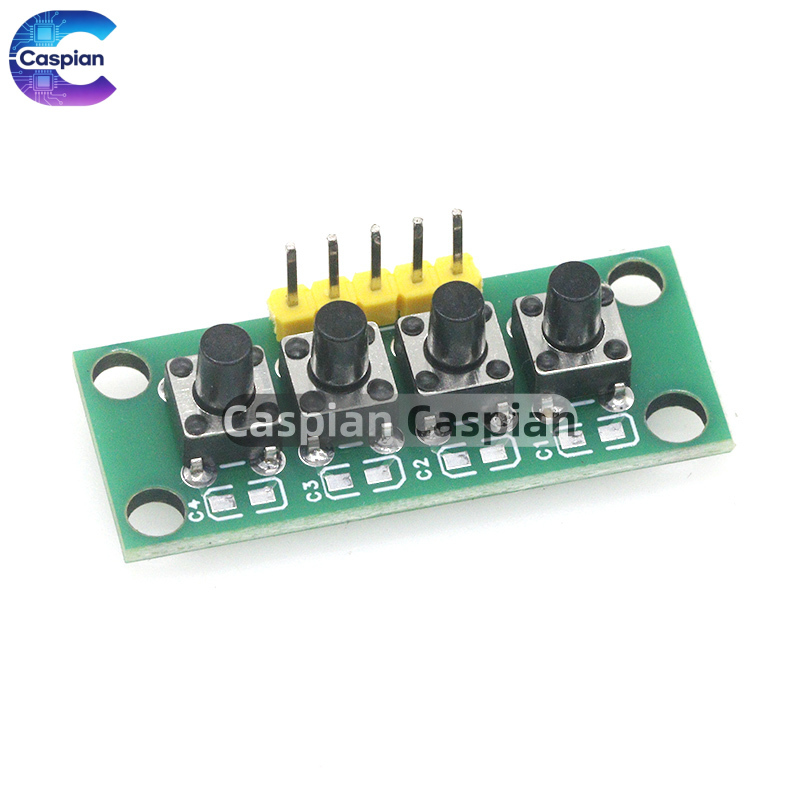 1-10PCS 1x4 4-Knop Onafhankeli - Diy Electronics Raspberry Pi recensie en prijs