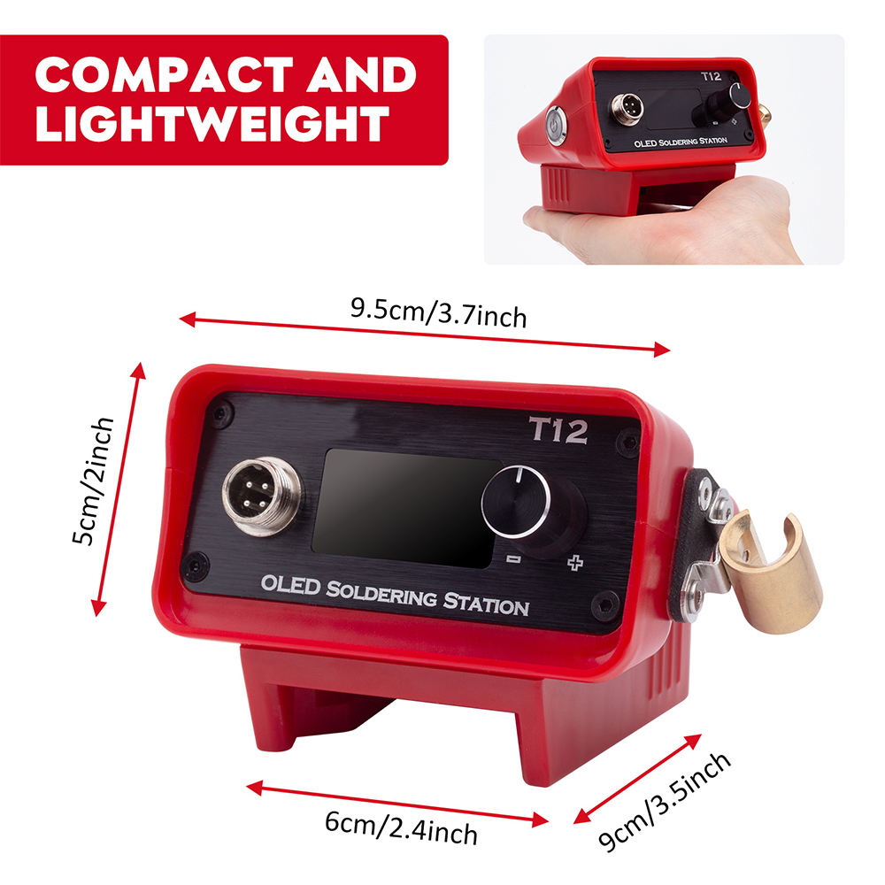OLED T12 Soldeerbout Station V - Diy Electronics Tools recensie en prijs