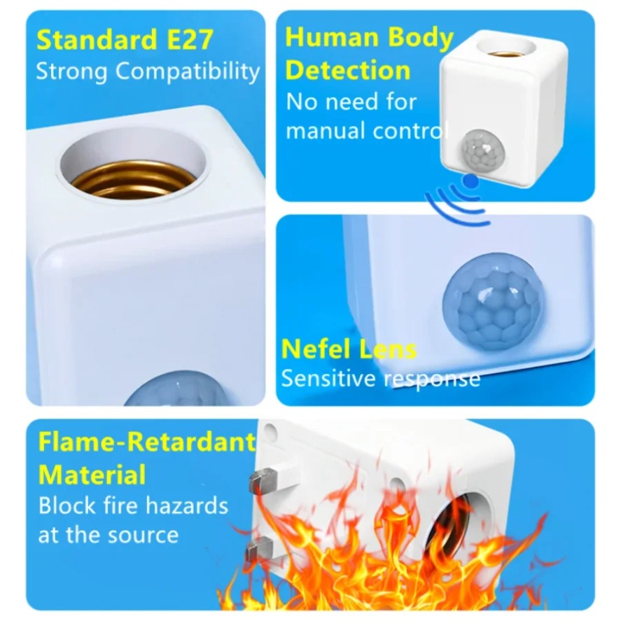 E27 PIR Bewegingssensor Led Sc - Ldr Light Sensor recensie en prijs