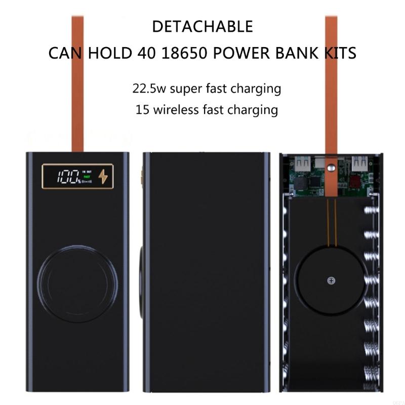 Q6pa draagbare 40x18650 batter - Diy Q recensie en prijs