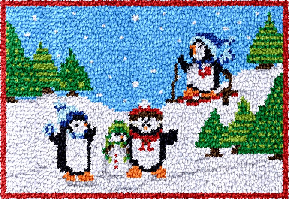 pinguïns Klinkhaak Tapijt Kits - Diy Electronics Art recensie en prijs