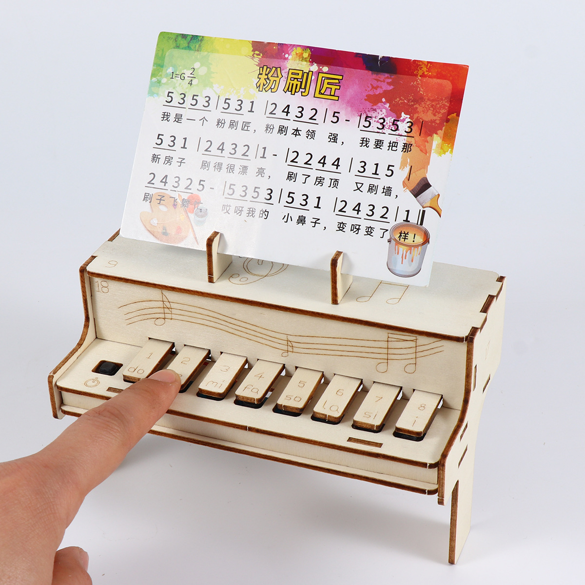 DIY houten elektronische piano - Diy Electronics Kids recensie en prijs