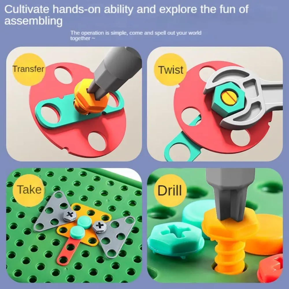 450 stuks kinder STEM-boorset  - Diy Electronics Kids recensie en prijs